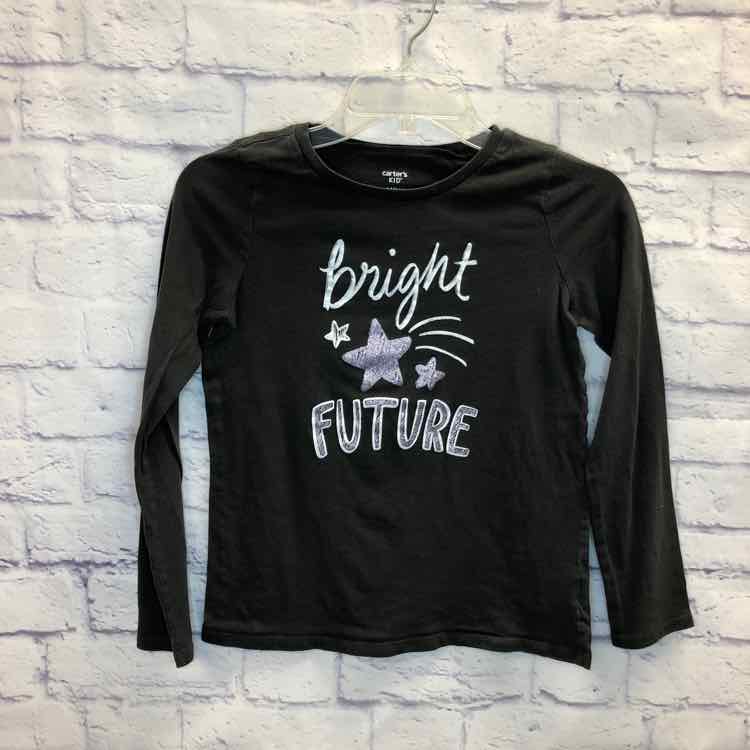 Carters Gray Size 14 Girls Long Sleeve Shirt