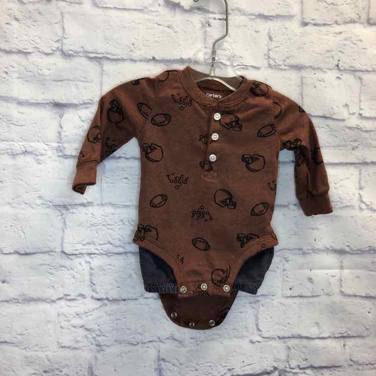 Carters Brown Size 3 Months Boys 2 Piece Outfit