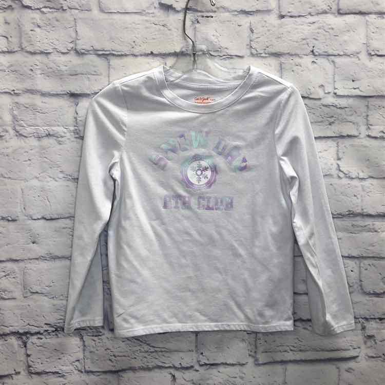 Cat & Jack White Size 6 Girls Long Sleeve Shirt