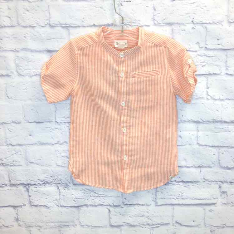 Me & Henry Orange Size 4T Boy Polo or Button Down