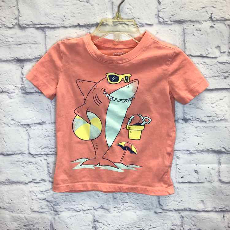 Carters Orange Size 18 Months Boys Short Sleeve Shirt