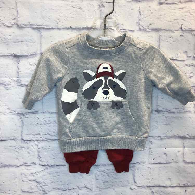Carters Gray Size 3 Months Boys 2 Piece Outfit