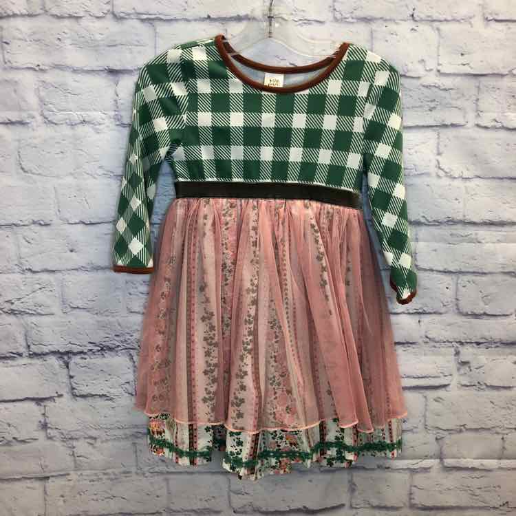 Wild Flowers Green Size 6 Girls Dress