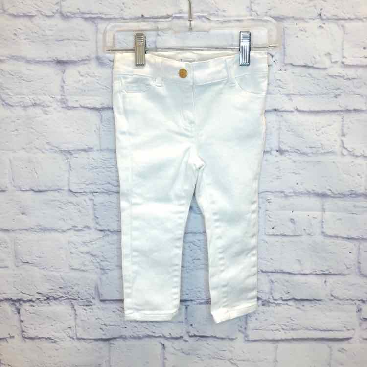 Janie & Jack White Size 18-24 months Girls Jeans
