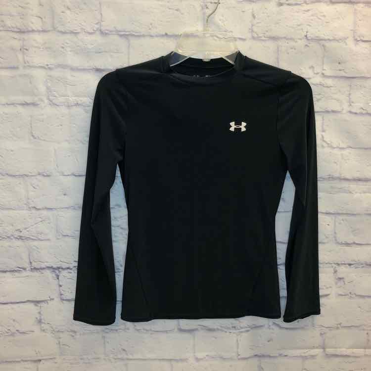 Under Armour Black Size 14 Boys Long Sleeve Shirt