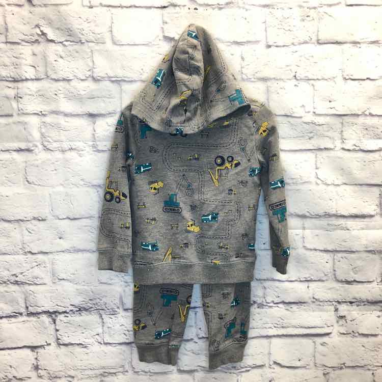 Carters Gray Size 3T Boys 2 Piece Outfit