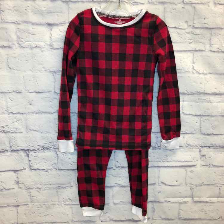 Cuddl Duds Red & Black Size 6 Girls 2 Piece Outfit