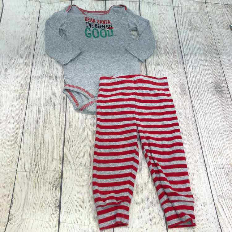 Just One You Gray Size 12 Months Boys 2 Piece Outfit