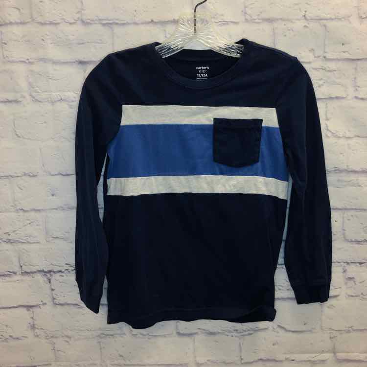 Carters Blue Size 12 Boys Long Sleeve Shirt