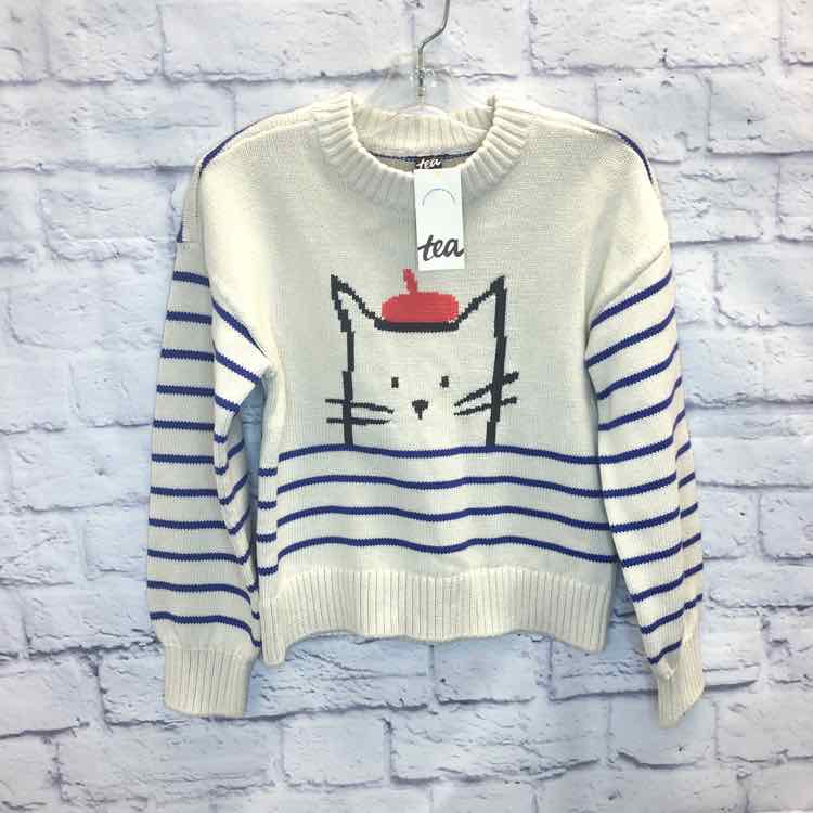 Tea White Size 6 Girls Sweater