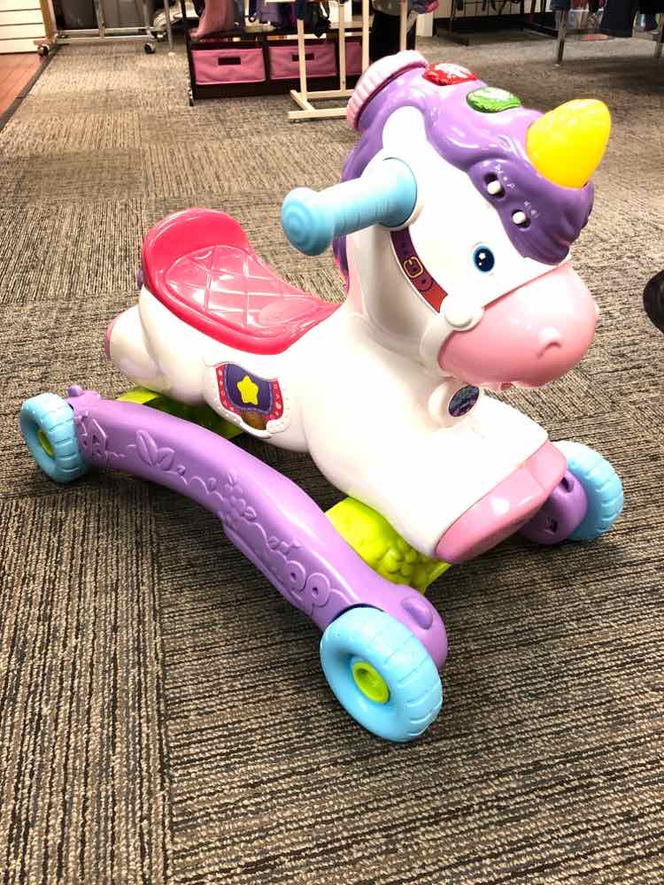 VTech Prance and Rock Learning Unicorn Riding Toy