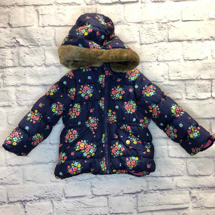 Carters Floral Size 2T Girls Coat/Jacket