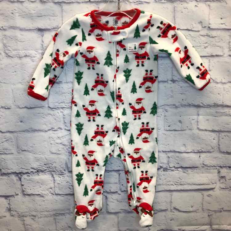 Just One You White Size 9 Months Fleece Girls Sleeper