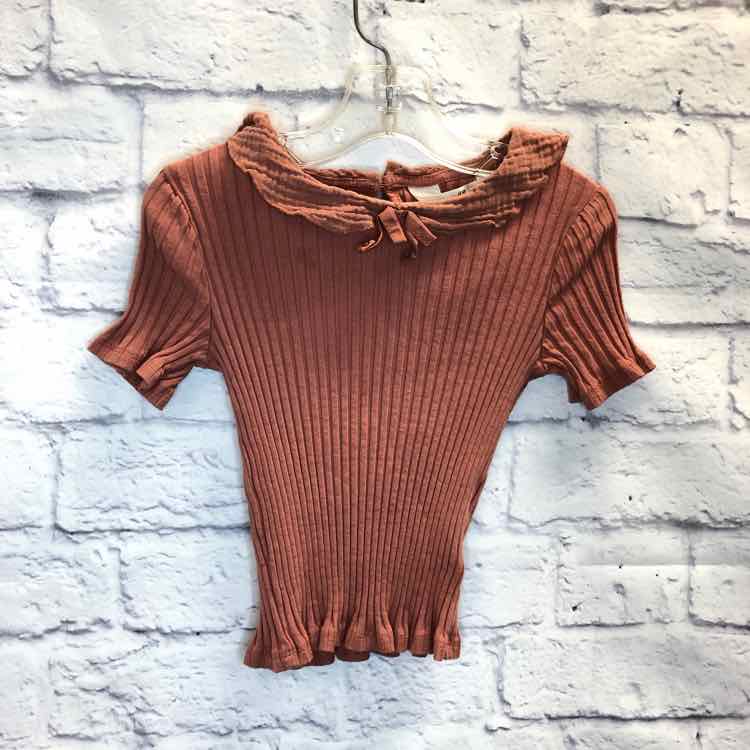 H&M Orange Size 5 Girls Short Sleeve Shirt