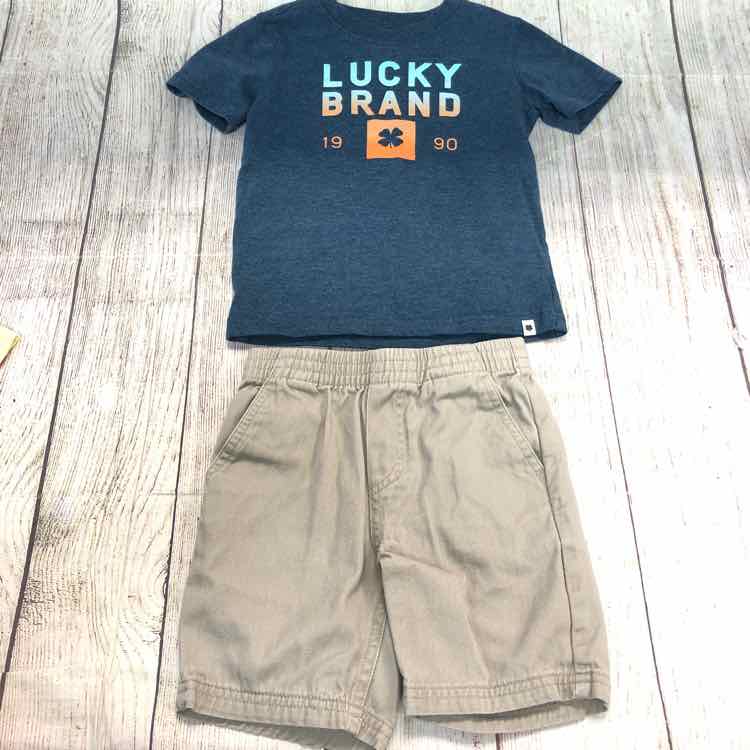 Lucky Brand Blue Size 3T Boys 2 Piece Outfit