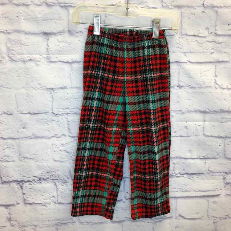 Cat & Jack Plaid Size 3T Fleece Girls Pajama Pants