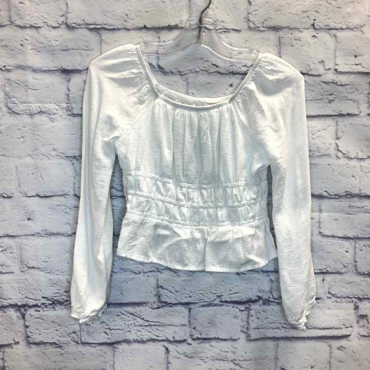 Art Class White Size 6 Girls Long Sleeve Shirt