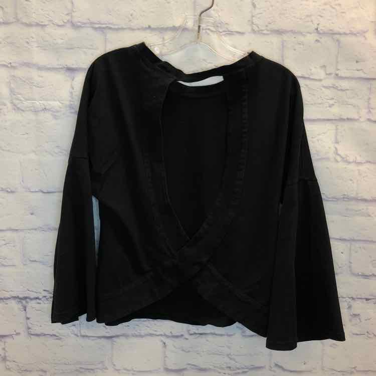 Joyous and Free Black Size 8 Girls Long Sleeve Shirt