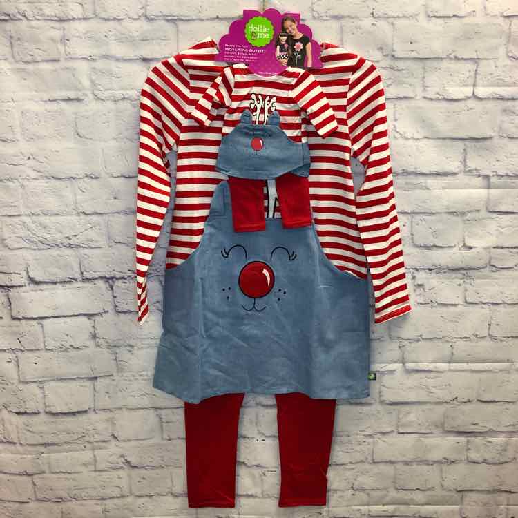 Dollie & Me Red Size 12 Girls 4 Piece Outfit