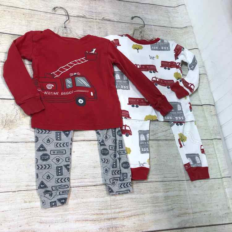 Just One You Red Size 2T Boys Pajamas