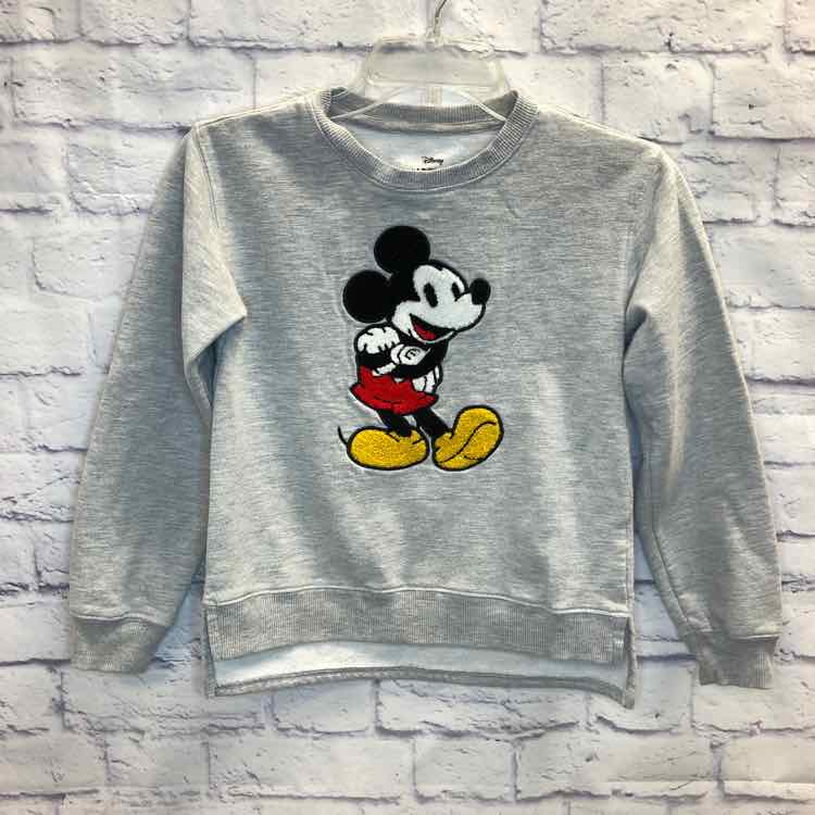 Mickey Mouse Gray Size 14 Girls Sweatshirt/Hoodie