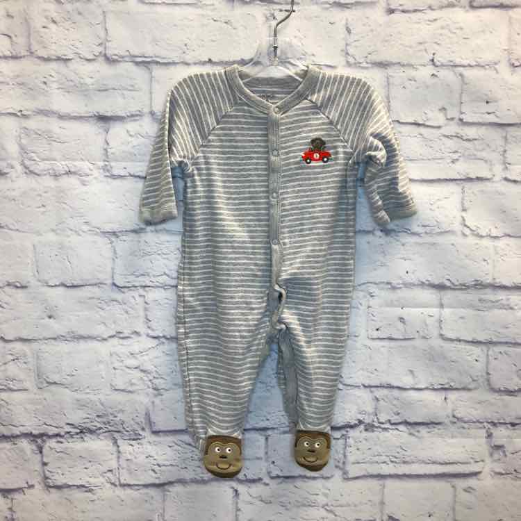 Carters Gray Size 6 Months Boys Sleeper