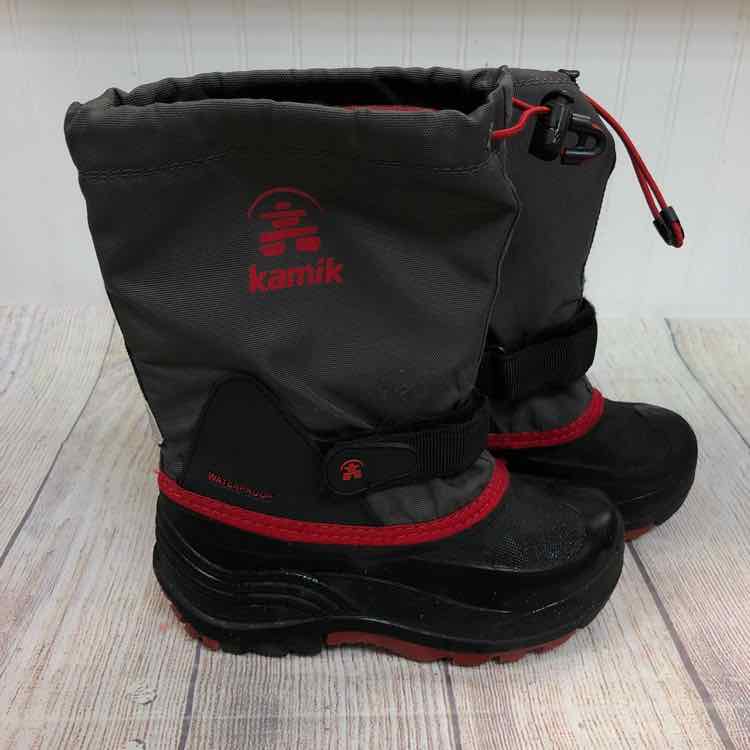 Kamik Gray Size 1 Boys Snow Boots