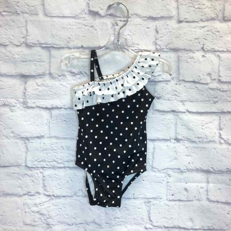 Old Navy Black & White Size 3-6 Months Girls Swimsuit