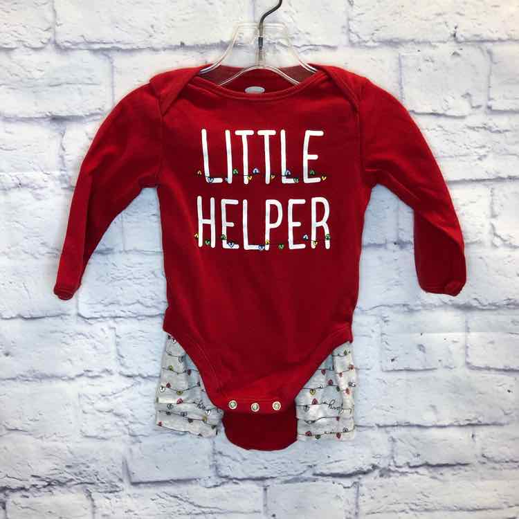 Old Navy Red Size 6-12 months Boys 2 Piece Outfit