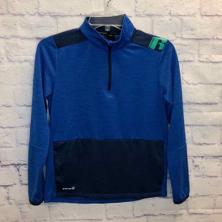 Russell Blue Size 14 Boys Long Sleeve Shirt