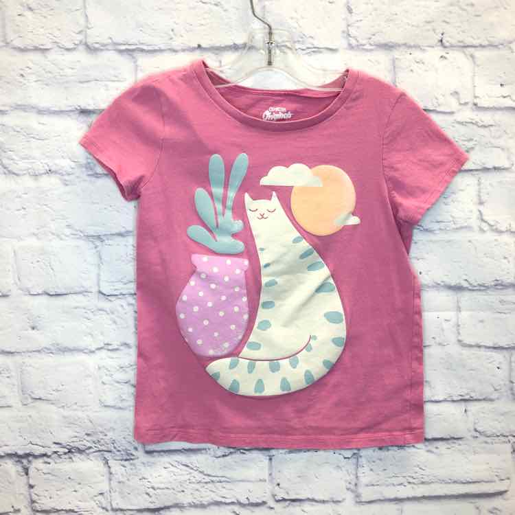 Oshkosh Pink Size 8 Girls Short Sleeve Shirt