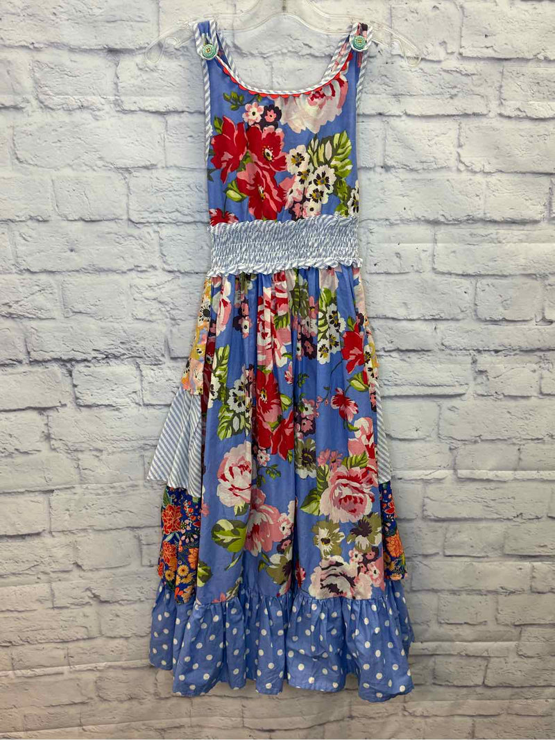 Matilda Jane Blue Size 6 Adventure Begins Heart Song Maxi Dress