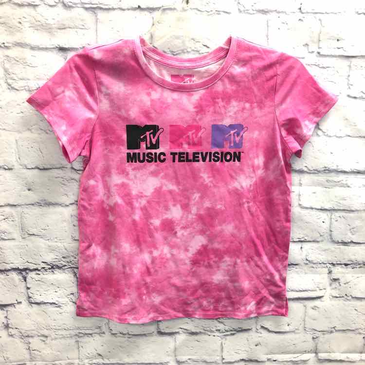 MTV Pink Size 10 Girls Short Sleeve Shirt