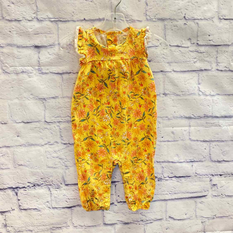 Carters Yellow Size 9 Months Girls Romper
