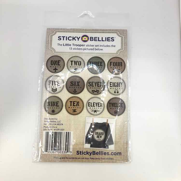 Little Trooper Milestone Stickers