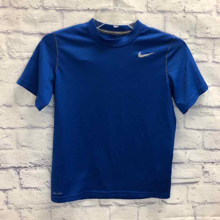 Nike Blue Size 10 Boys Short Sleeve Shirt