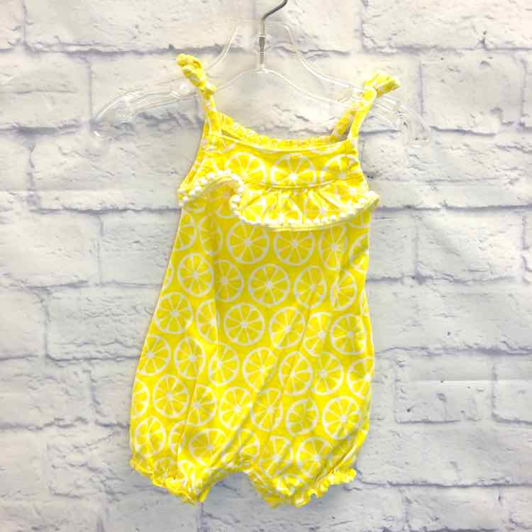 Carters Yellow Size 6 Months Girls Romper