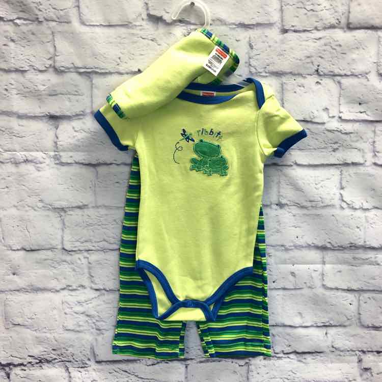 Fisher Price Green Size 6-9 Months Boys 3 Piece Outfit