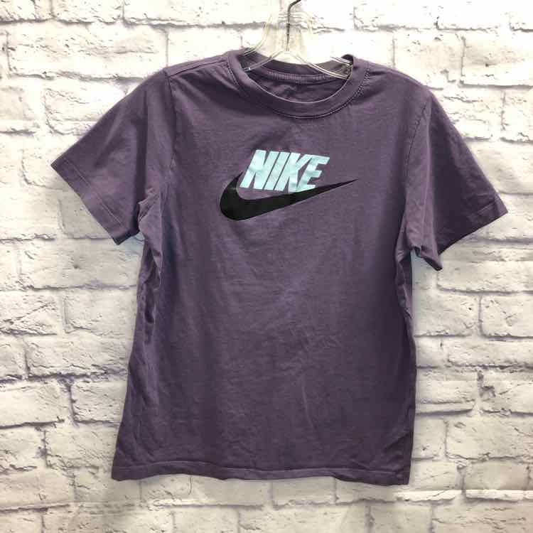Nike Purple Size 14 Boys Short Sleeve Shirt