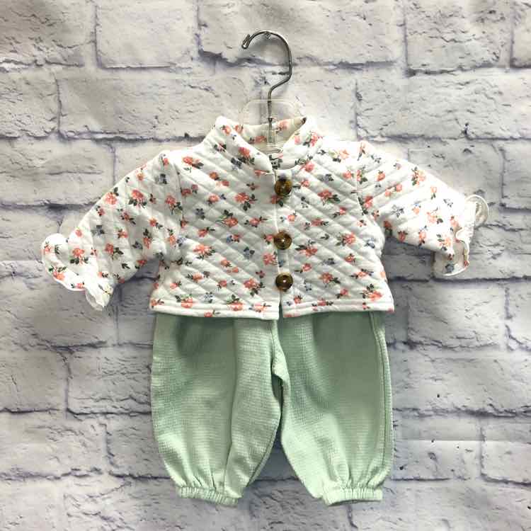 Nicole Miller Green Size 0-3 Months Girls 2 Piece Outfit