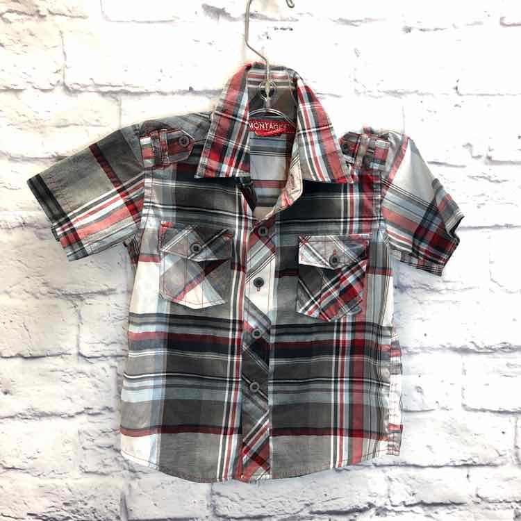 Montage Gray Size 2T Boy Polo or Button Down