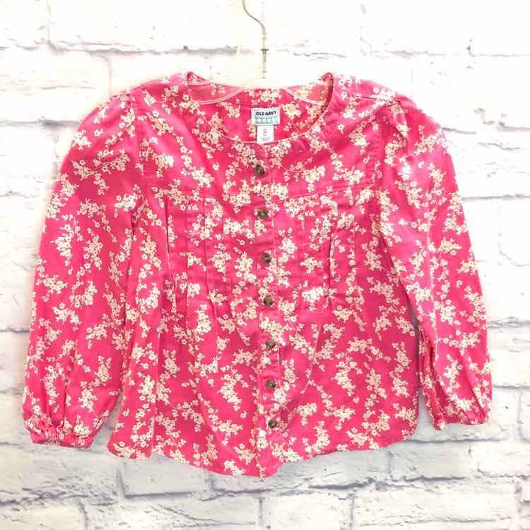 Old Navy Pink Size 5 Girls Long Sleeve Shirt