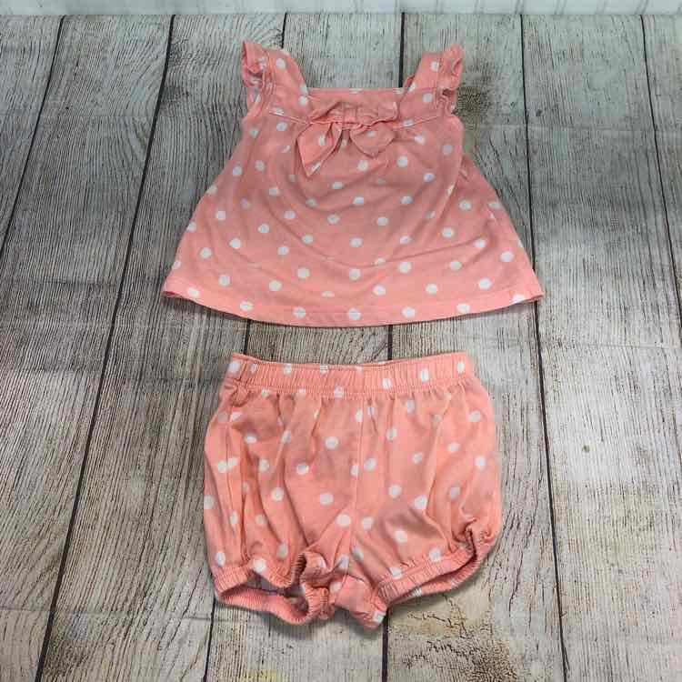 Carters Pink Size 9 Months Girls 2 Piece Outfit