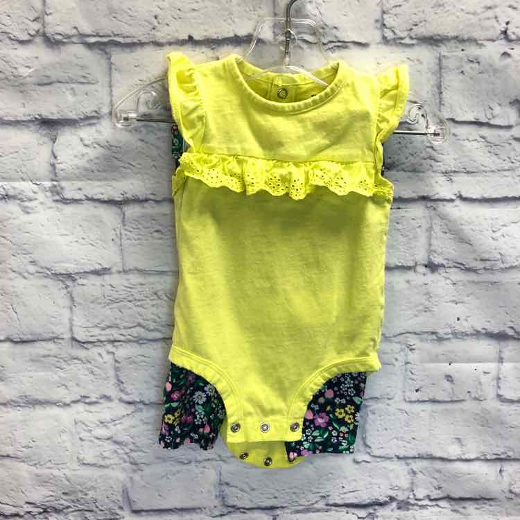 Carters Yellow Size 6 Months Girls 2 Piece Outfit