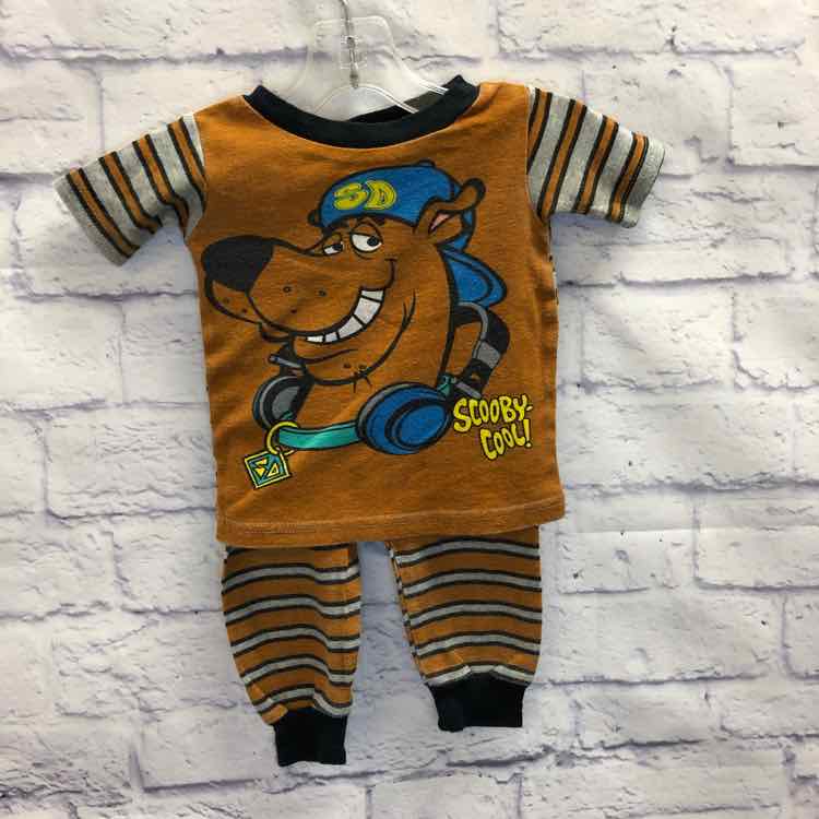 Scooby Doo Brown Size 18 Months Boys Pajamas