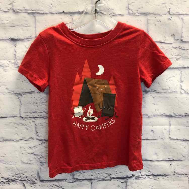 Cat & Jack Red Size 3T Boys Short Sleeve Shirt