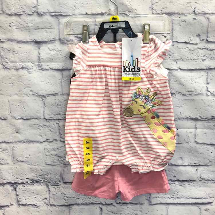 Kids Headquarters Pink Size 6 Months Girls 3 Piece Outfit