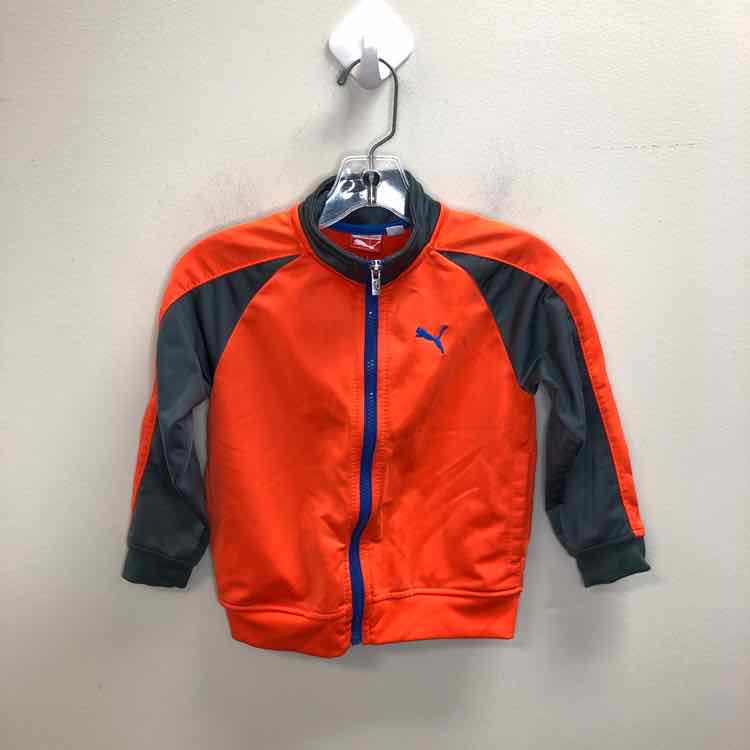Puma Orange Size 4T Boys Coat/Jacket