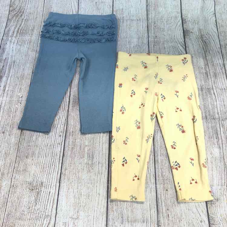 Just One You Yellow Size 18 Months Girls Leggings