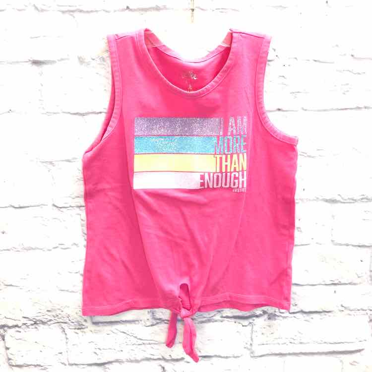 Justice Pink Size 7 Girls Tank Top